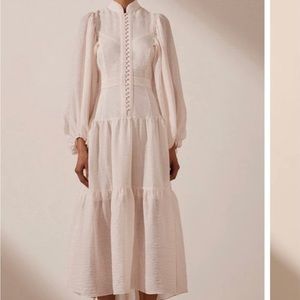 SHONA JOY NWT High Neck Nidi Dress